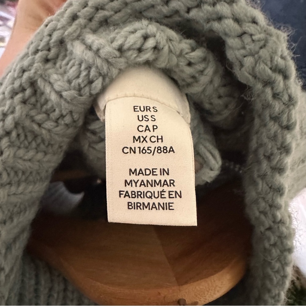 H&M Cozy Knit Turtleneck Sweater - Blue - Picture 9 of 10